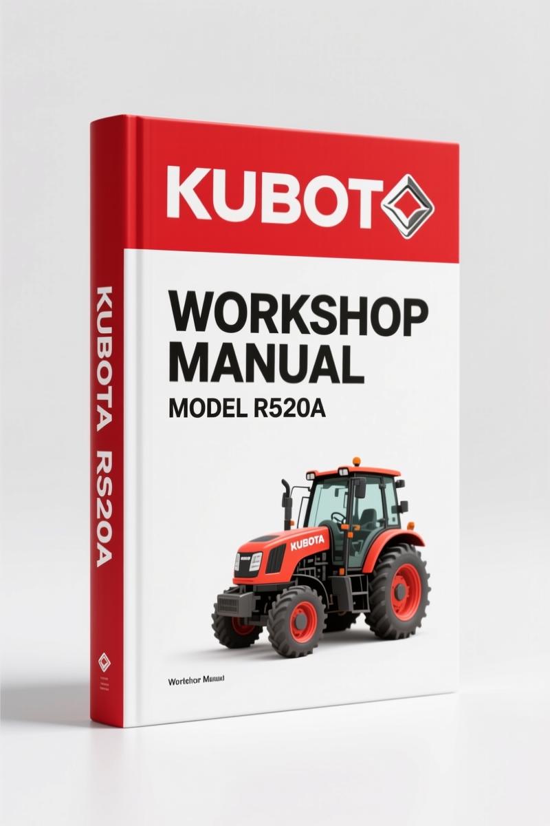 Kubota R420α, R520α, R420S, R520S Workshop Manual – 820 Pages of Factory Service Data