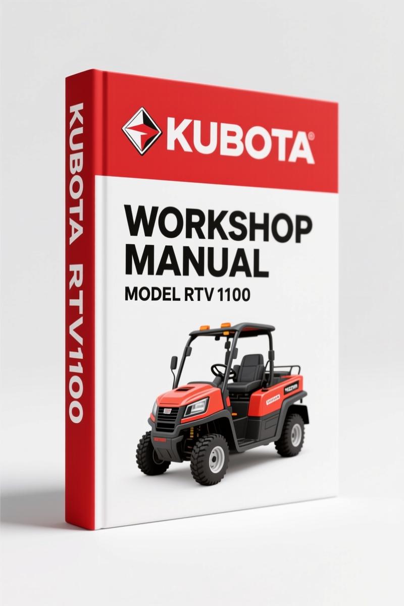 Kubota RTV1100 2009 Workshop Manual – Factory Service Documentation