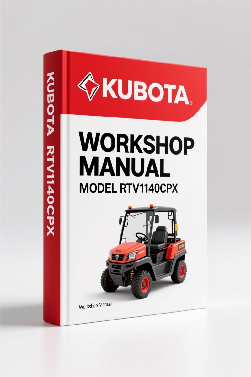 Kubota RTV1140CPX 2009 Workshop Manual – OEM Service Data