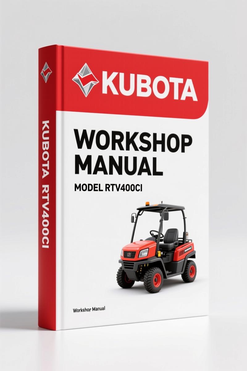 Kubota RTV400Ci 2012 Workshop Manual – Factory Service Data for Utility Vehicle