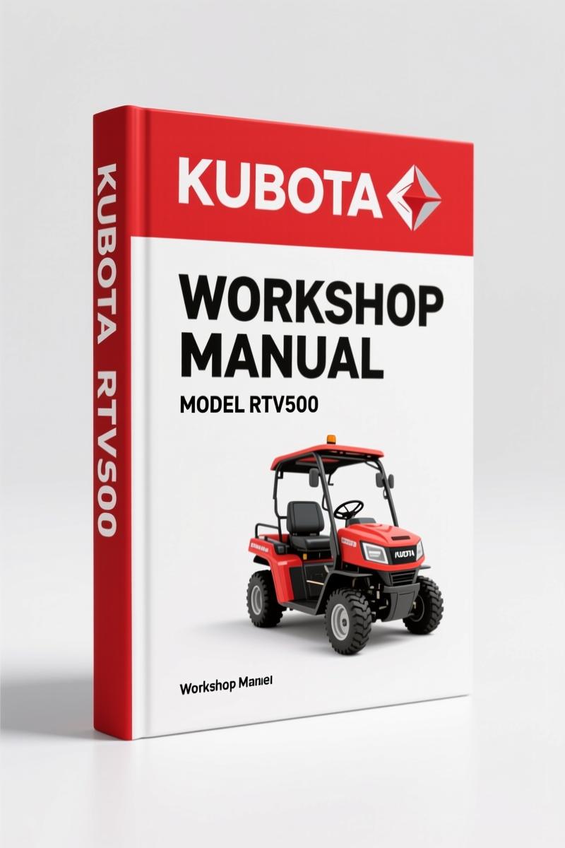 Kubota RTV500 2009 Workshop Manual – Factory Service Data for Utility Vehicles