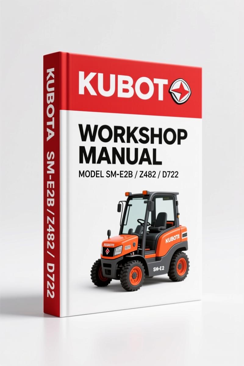 Kubota SM-E2B, Z482, D722, D902 2009 Workshop Manual – Factory Specs