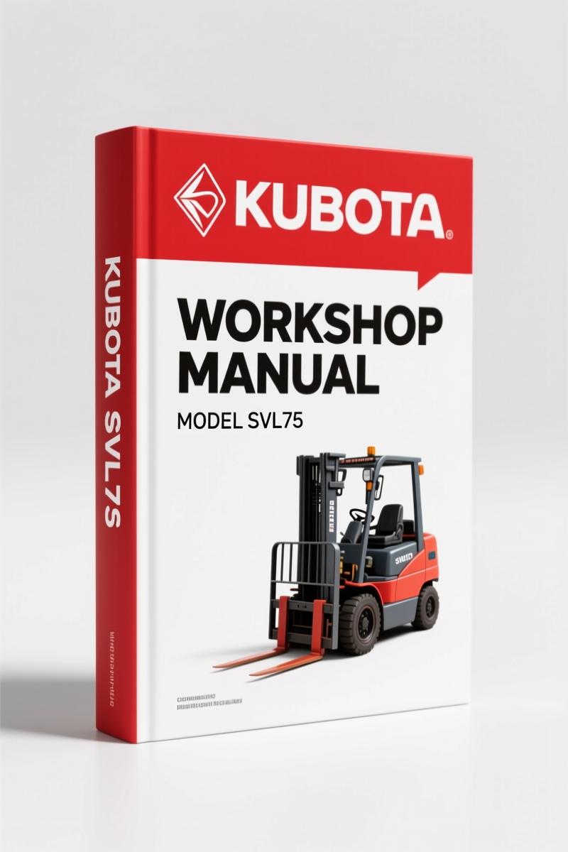 Kubota SVL75 2013 Operators Manual – Factory Protocol