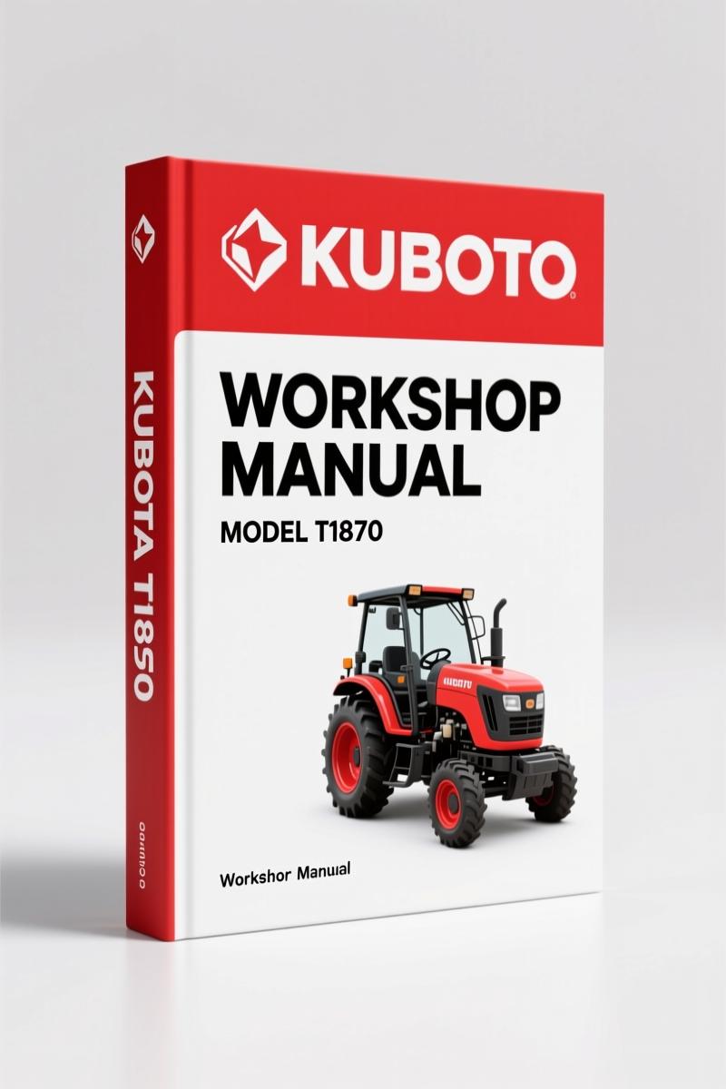 Kubota T1570, T1670, T1770, T1870 Workshop Manual – Factory Specs
