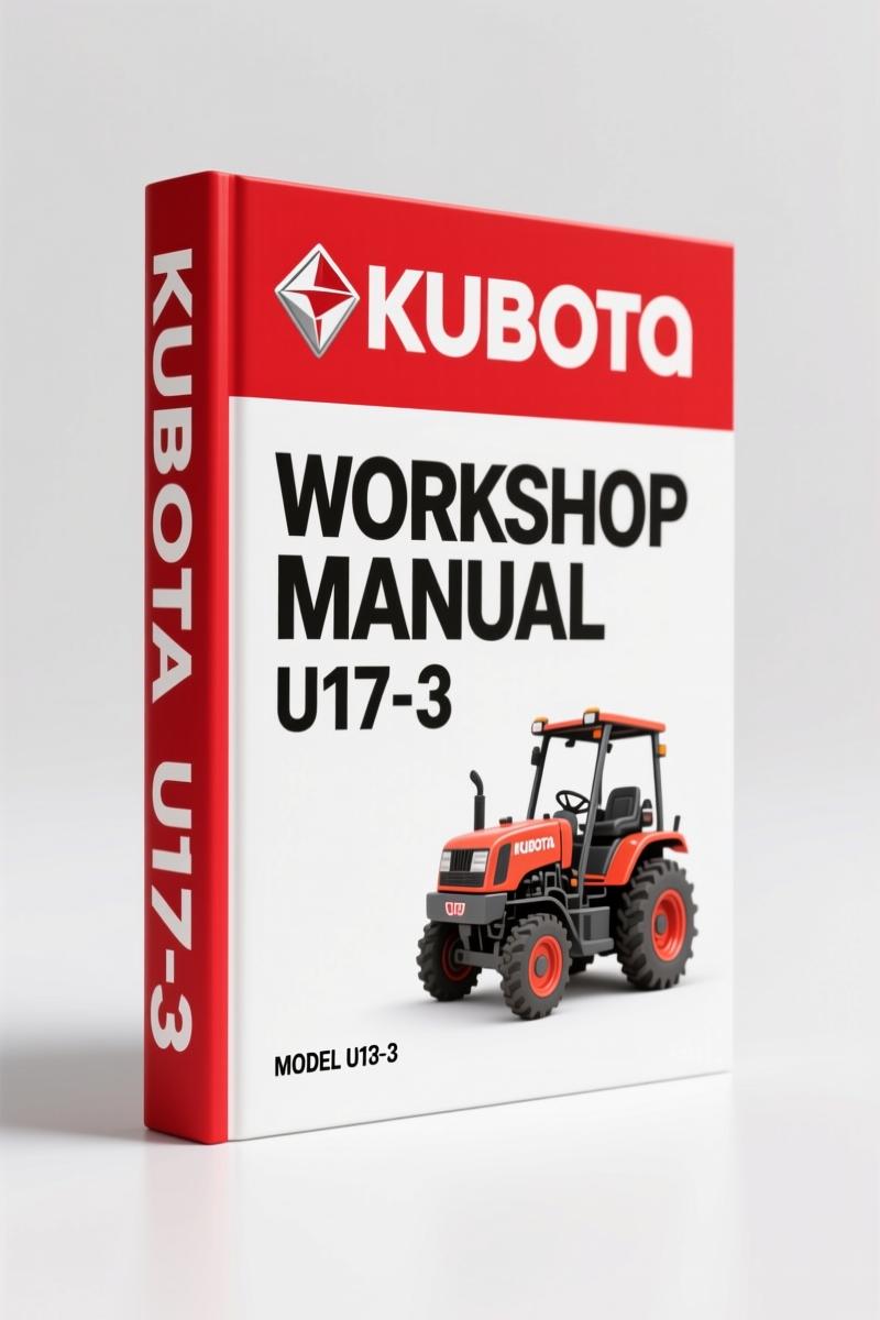 Kubota U17 2008 User Manual – Factory Specs for Compact Excavator Operation