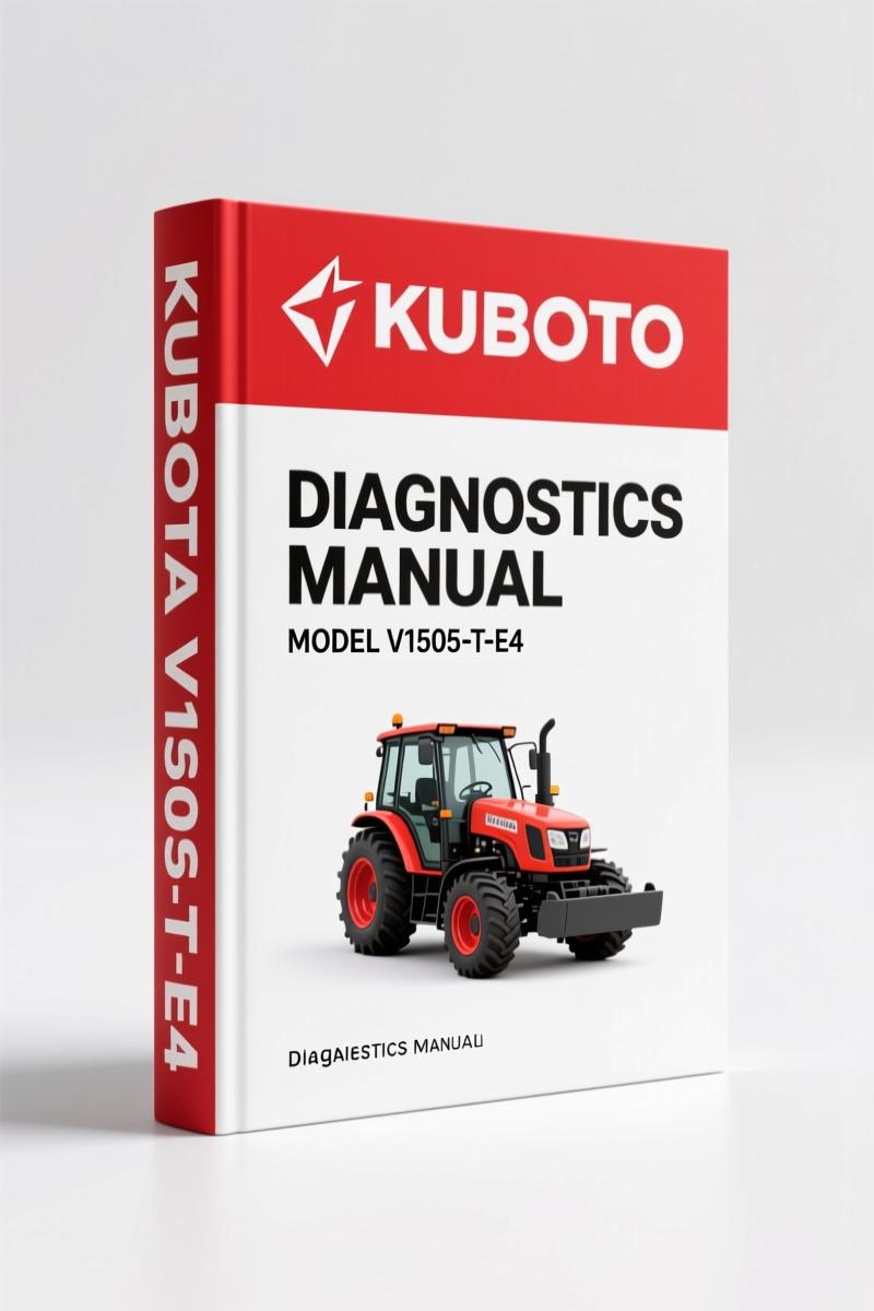 Kubota V1505-T-E4 2013 Diagnostics Manual – Factory Reforming System Guide