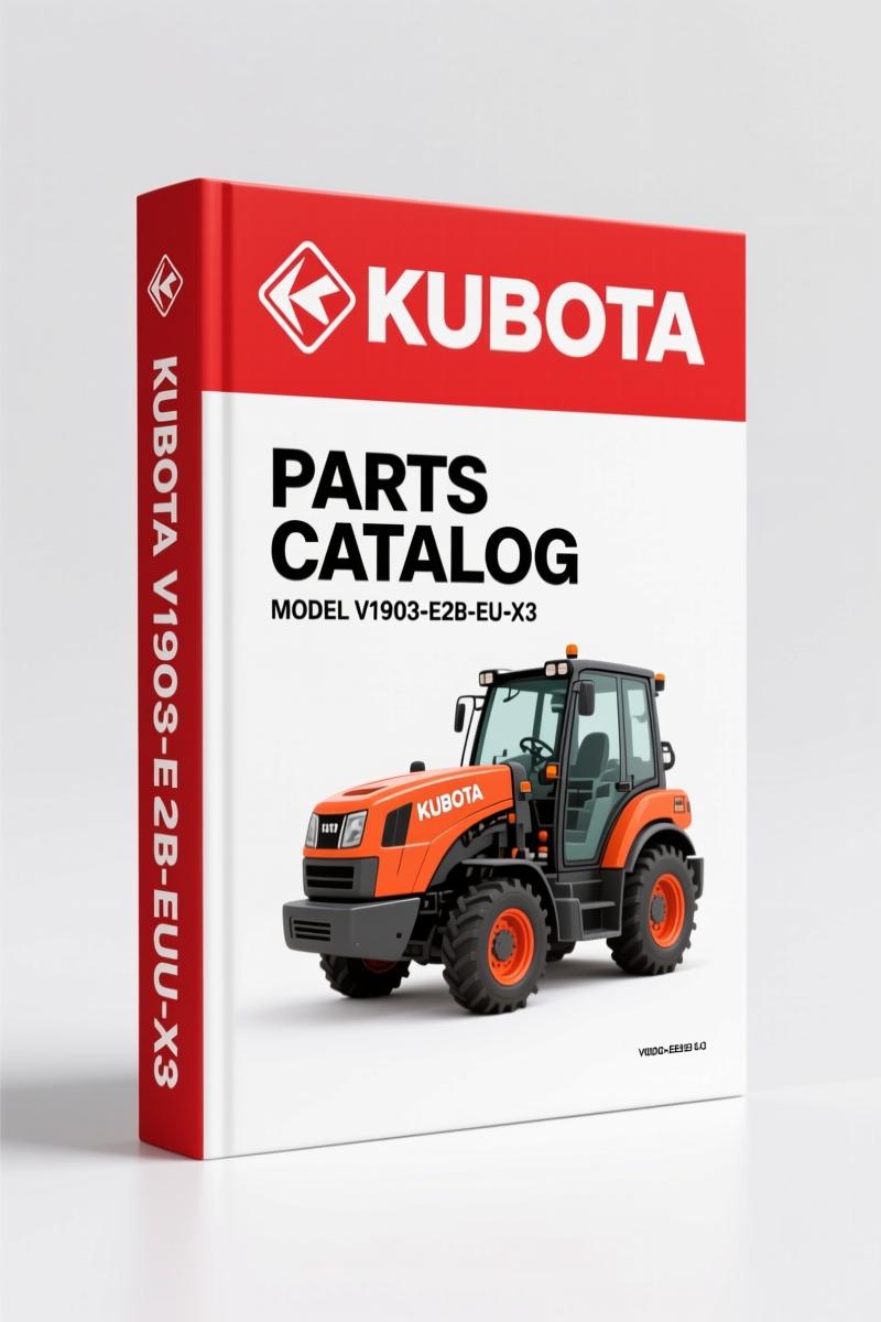 Kubota V1903-E2B-EU-X3 Parts Catalog – 54 Pages OEM Parts Breakdown