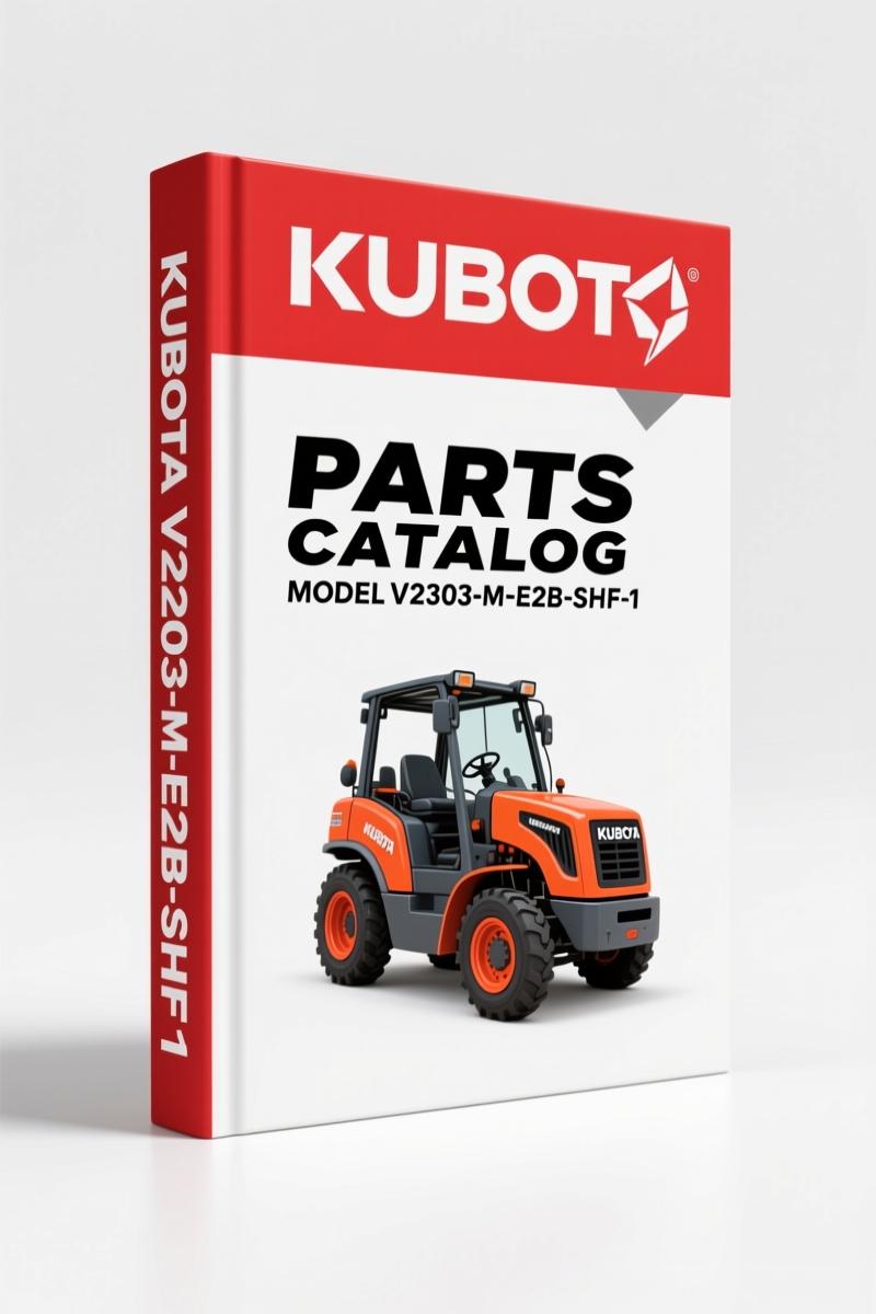 Kubota V2203-M-E2B-SHF-1 Parts Catalog | 56 Pages OEM