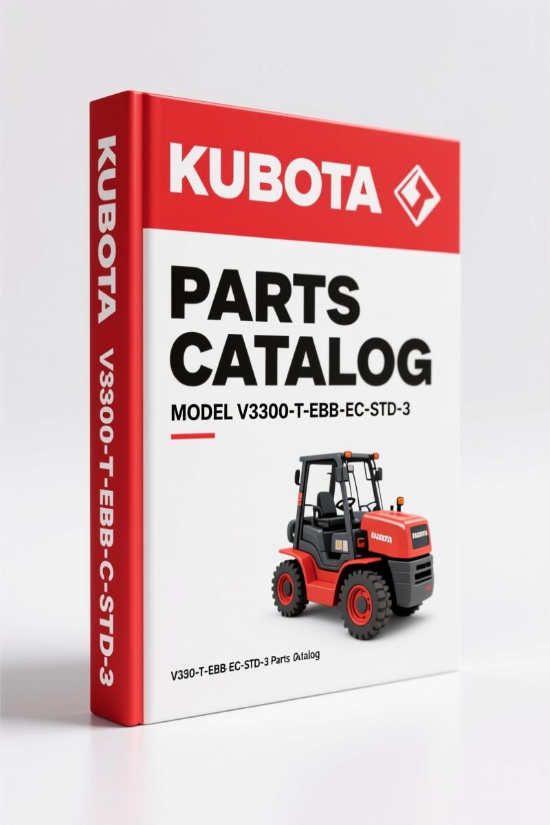 Kubota V3300-T-EBB-EC-STD-3 1998 Parts Catalog – 62 Pages OEM Spare Parts List