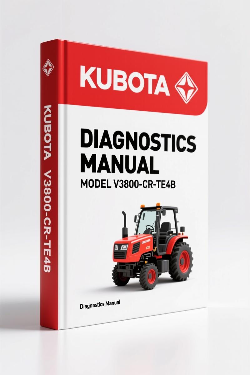 Kubota V3800-CR-TE4B, V3800-CR-TIE4B 2013 Workshop Manual – Factory Service Data