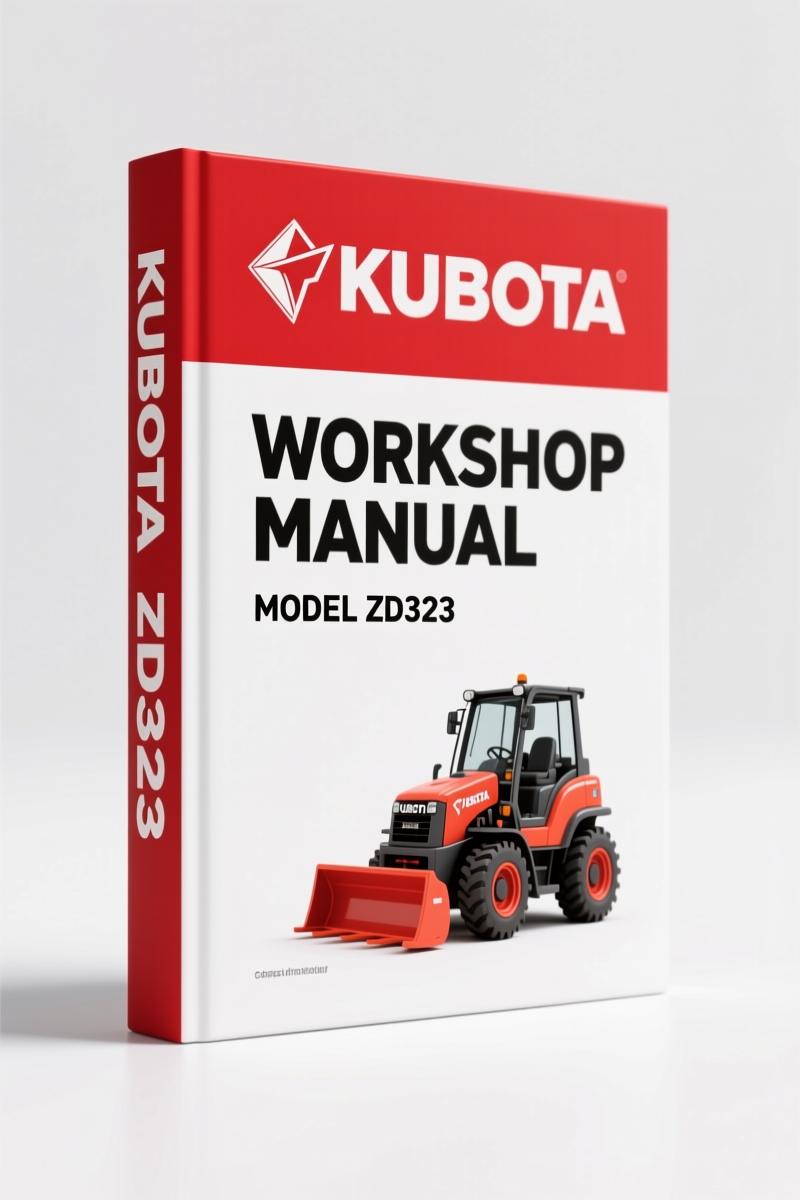 Kubota ZD321 ZD323 ZD326 ZD331 2009 Workshop Manual – Factory Specs