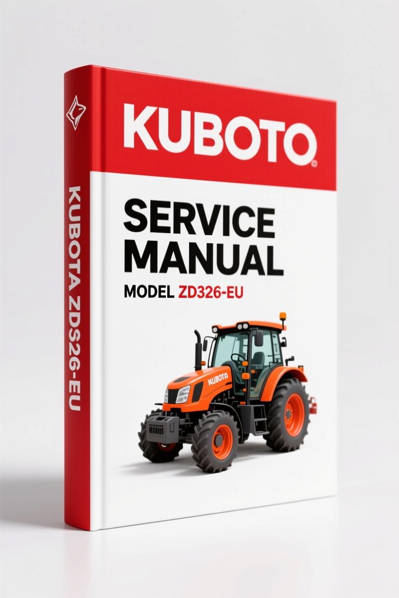 Kubota ZD326-EU 2009 Service Manual – Flat-Rate Schedule & OEM Specs
