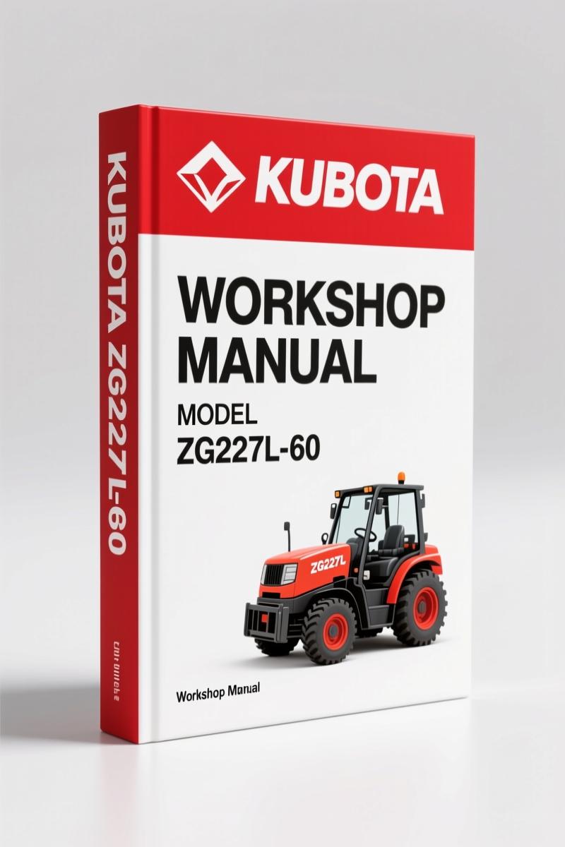 Kubota ZG227L-60 2010 Workshop Manual – Factory Supplement for Mower Deck