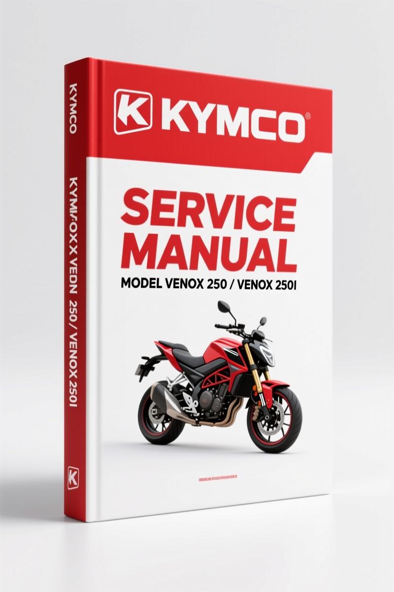 Kymco VENOX 250, VENOX 250i 2006 Service Manual – Factory Specs