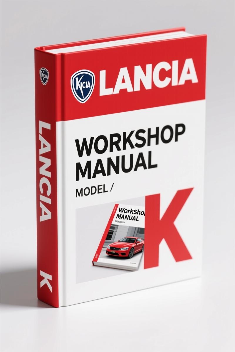 Lancia k Service Manual – 774 Pages of Factory-Certified Data