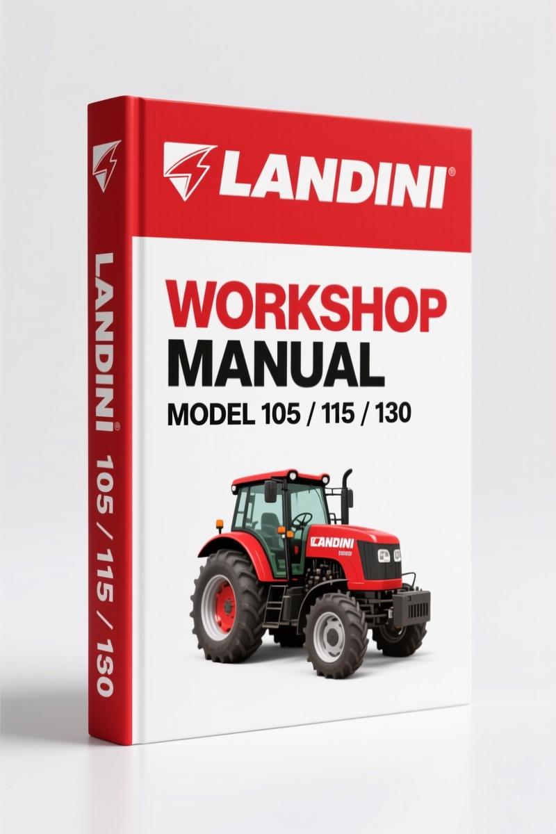 Landini 105, 115, 130, 145, 165 1998 Workshop Manual – 380 Pages OEM