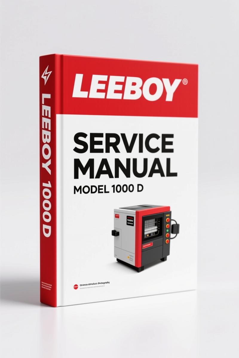 Leeboy 1000 D Service Manual – Factory Specs for Paver Maintenance
