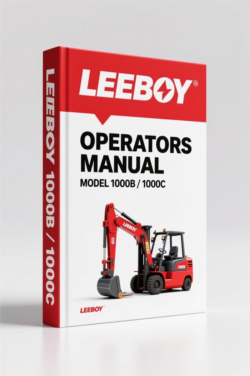 Leeboy 1000B, 1000C Operators Manual – Factory Specs for Pavers