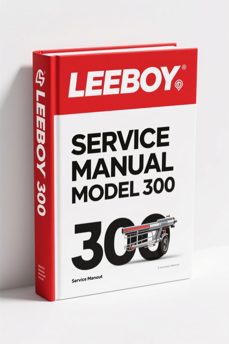 Leeboy 300, 300T Service Manual - Factory Specs for Asphalt Rollers