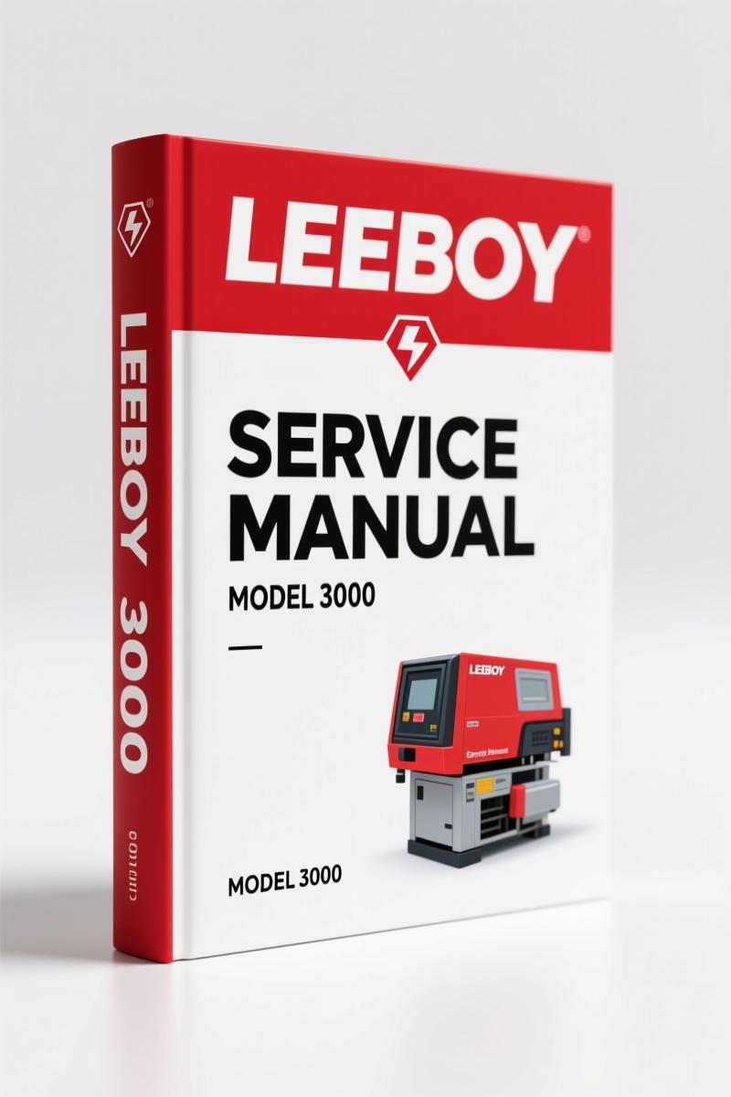 Leeboy 3000 2008 Service Manual – Factory Specs for Force Feed Loader