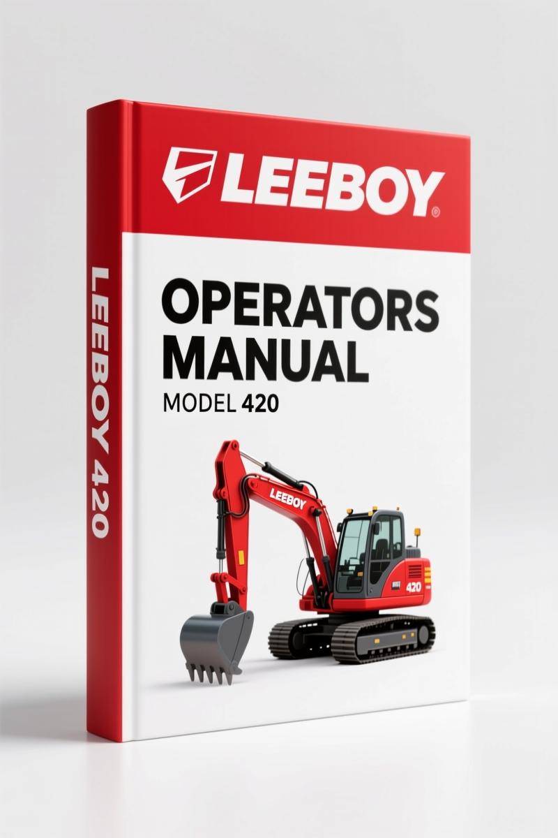 Leeboy 420 Operators Manual – Factory Specs & Procedures
