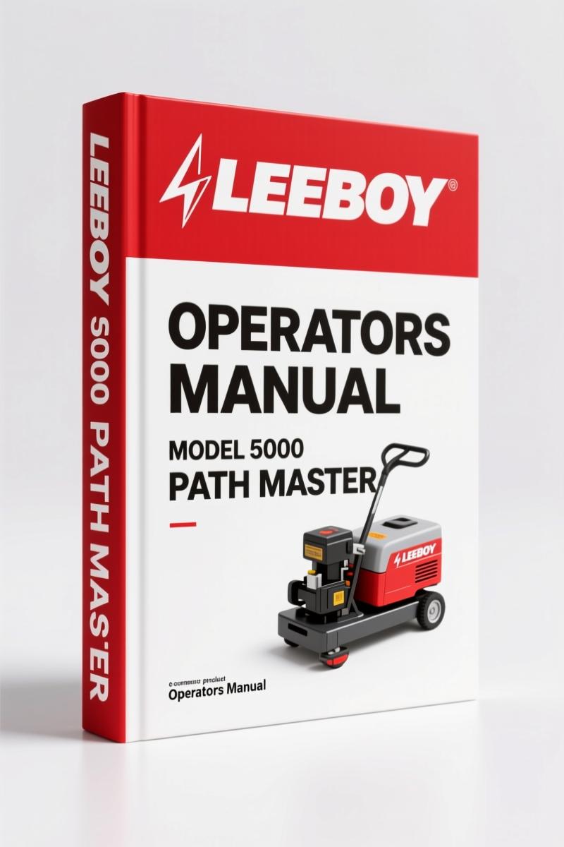 Leeboy 5000 Path Master Operators Manual – Factory Specs