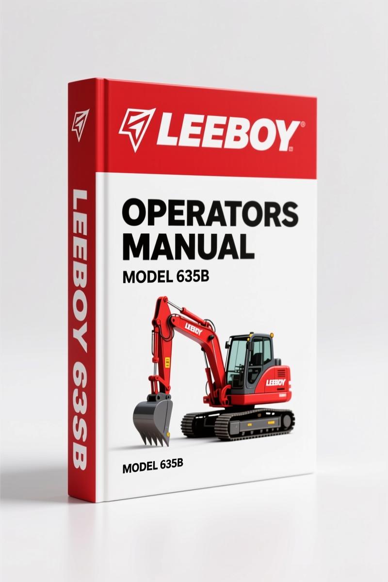 Leeboy 635B Operators Manual – Factory Specs for Motor Grader Operation