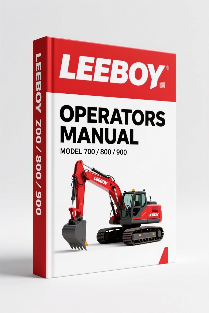 Leeboy 700, 800, 900, 1000 1995 Operators Manual – Factory Specs