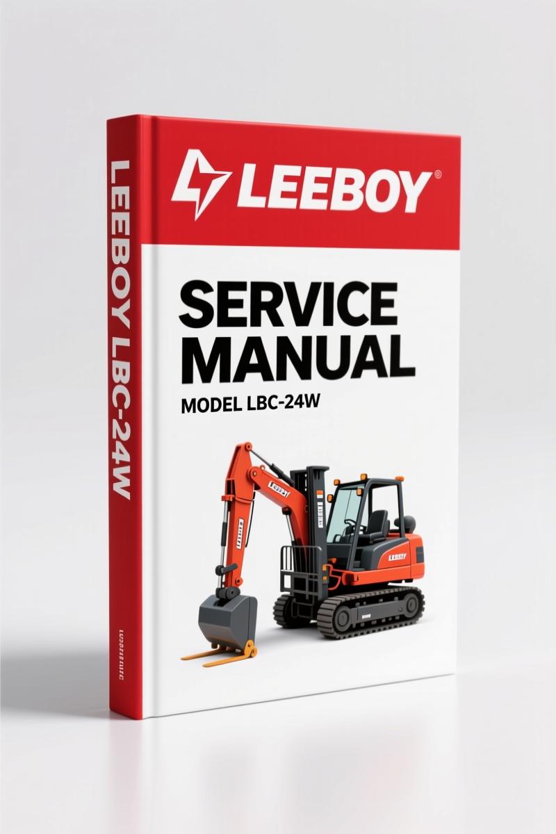 Leeboy LBC-24W 2006 Service Manual – Factory Specs for Curber Maintenance