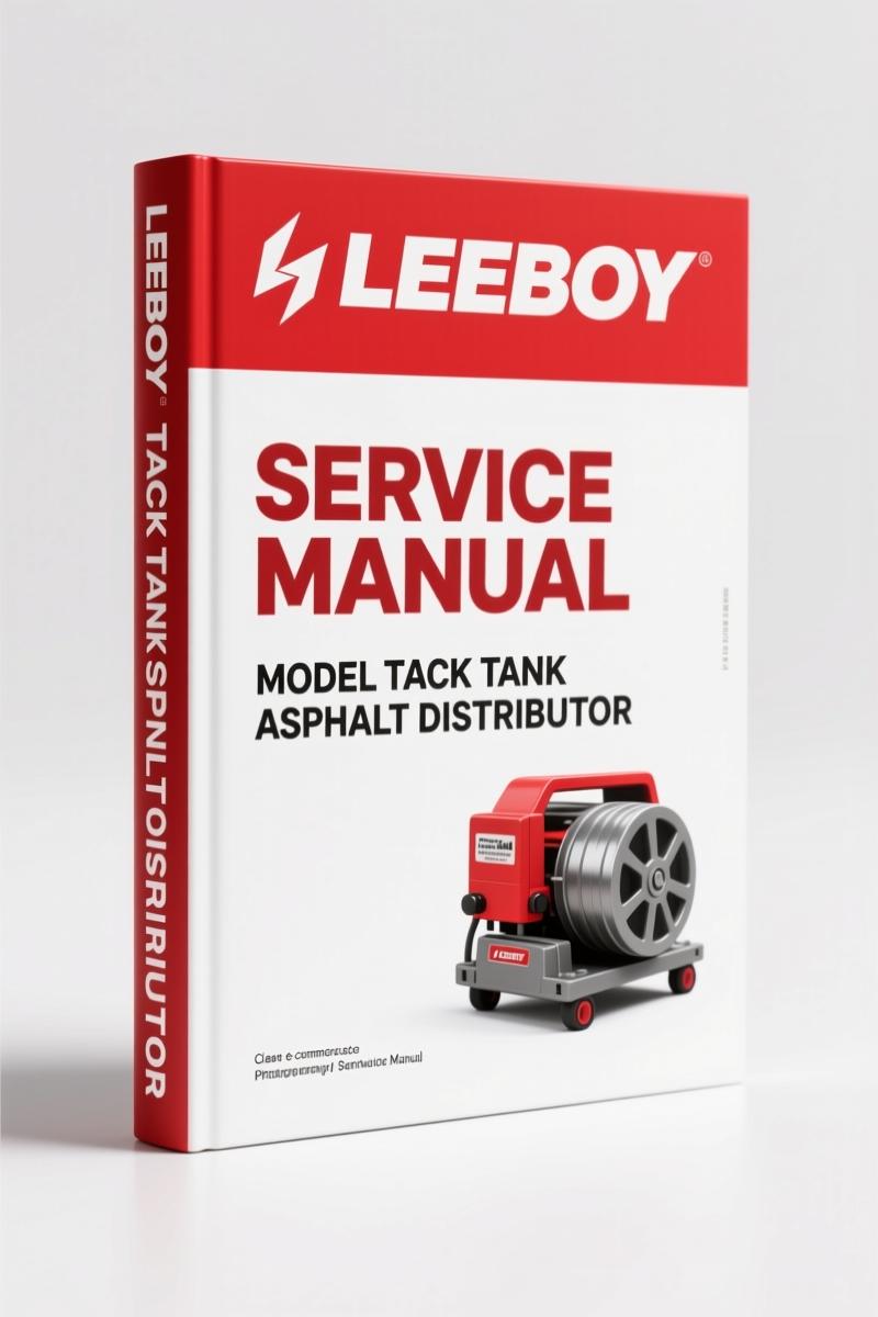 Leeboy Tack Tank Asphalt Distributor 2007 Service Manual | AutoFix Global