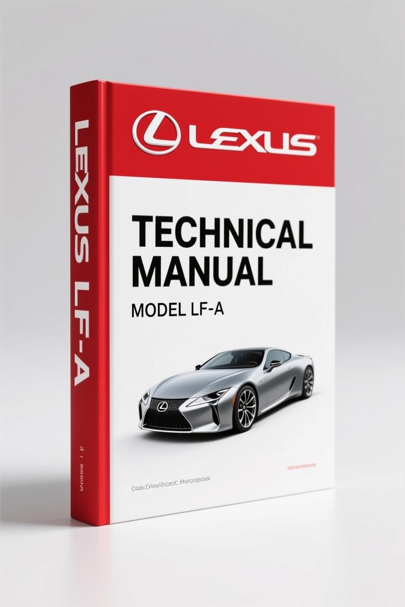 Lexus LF-A 2008 Technical Manual – Hybrid Powertrain & Battery Specs