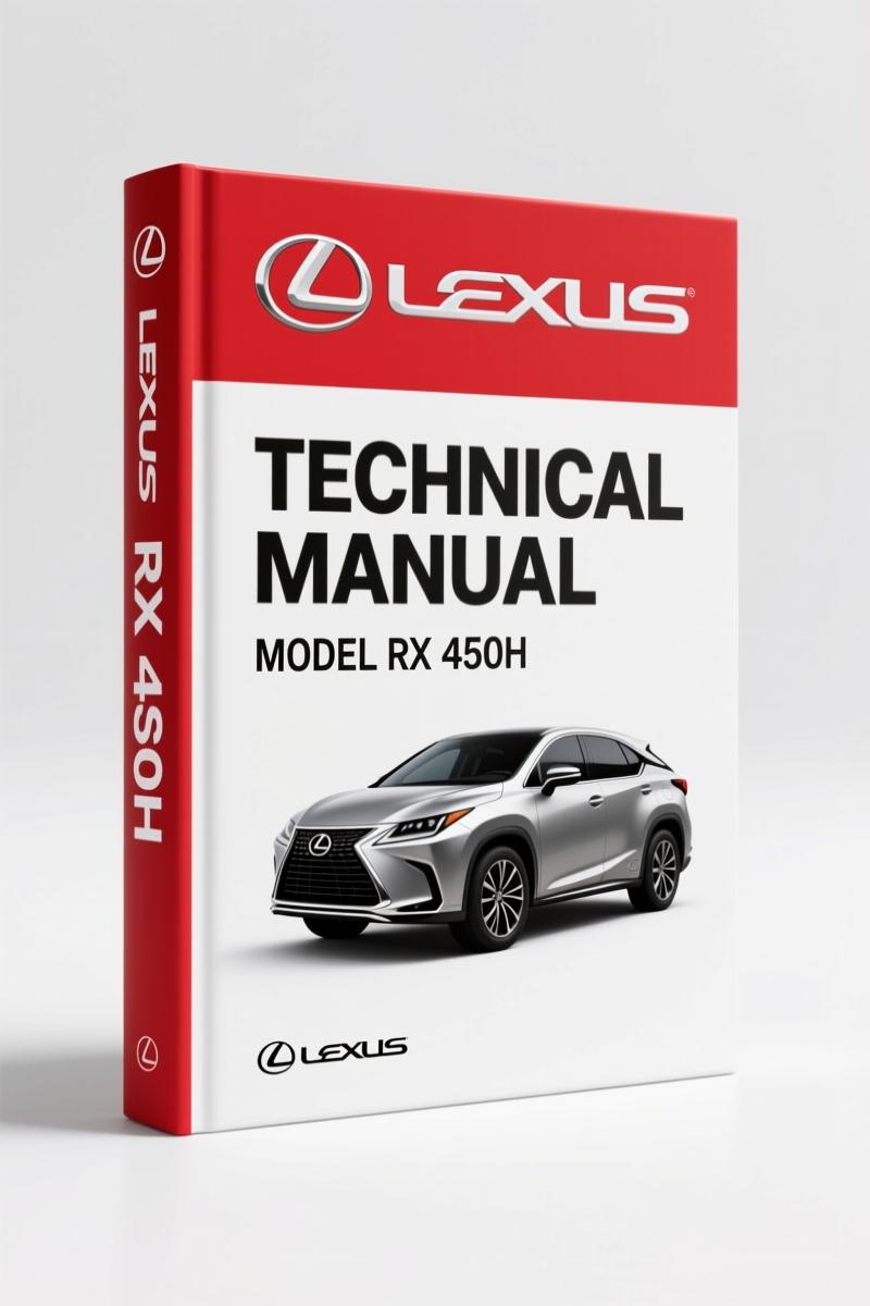 Lexus RX 450h 2009 Technical Manual – Hybrid Dismantling & Safety Specs