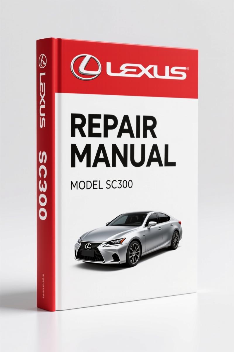 Lexus SC300, Supra Twin Turbo 2001 Repair Manual – Wiring & Swap Guide