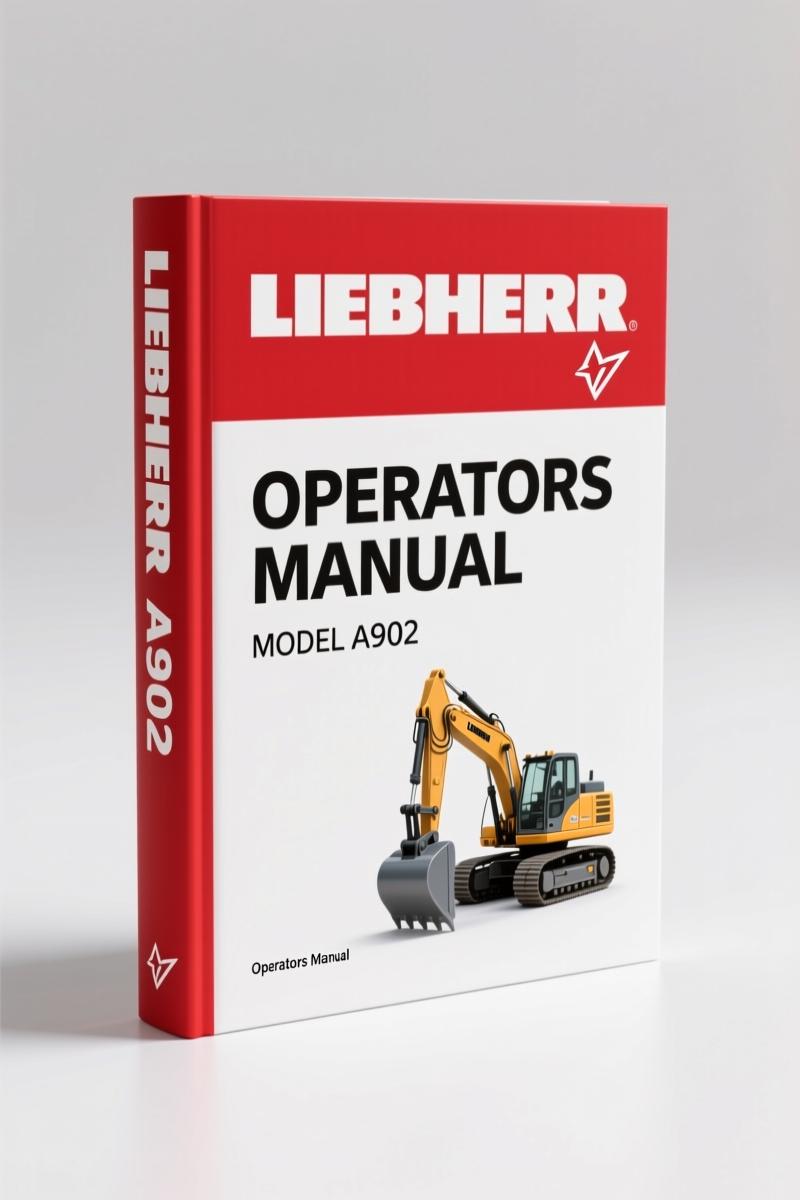 Liebherr A902 Operators Manual – Factory Specs for Excavator