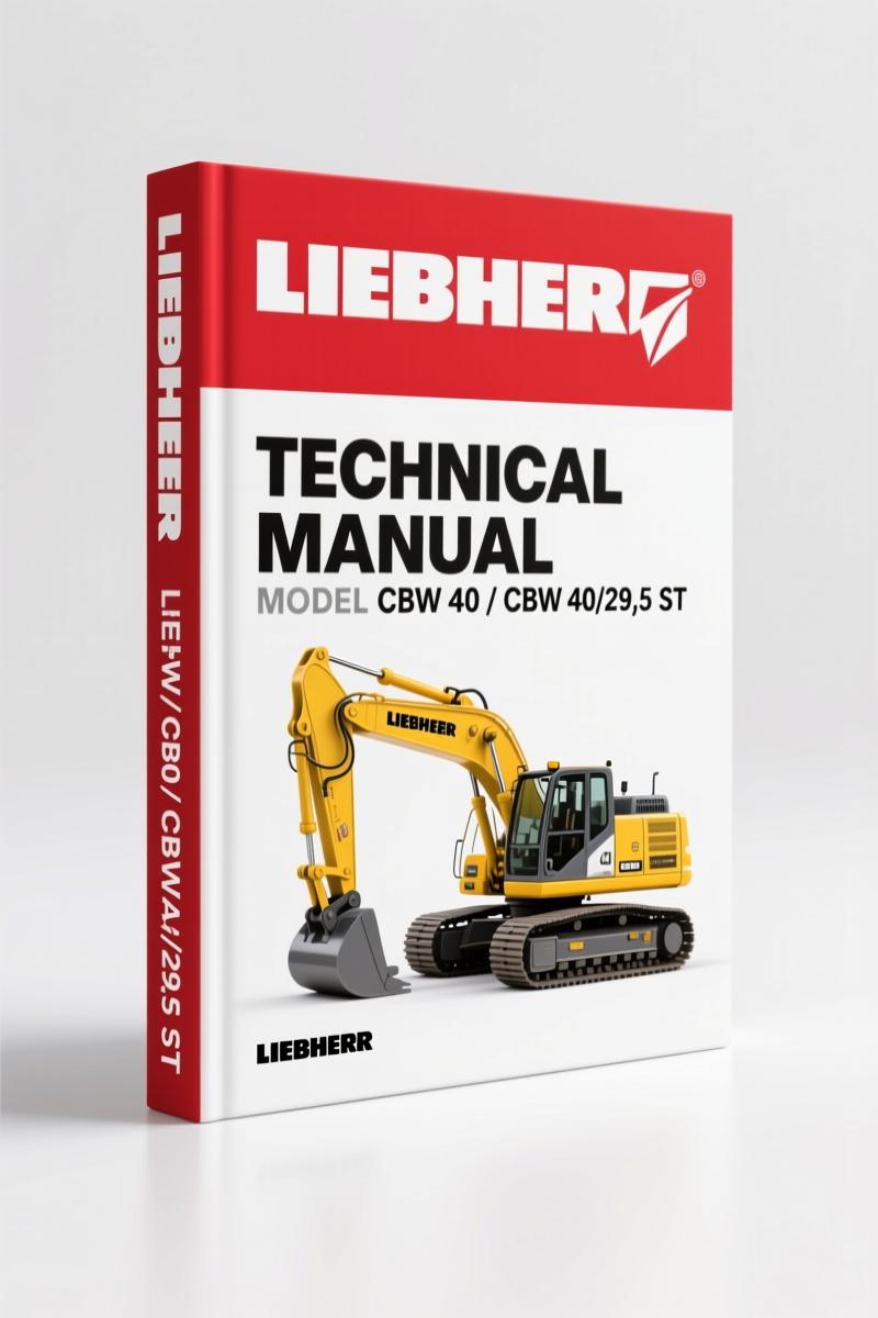 Liebherr CBW 40, CBW 40/29,5 ST Technical Manual – 2000, 209 Pages