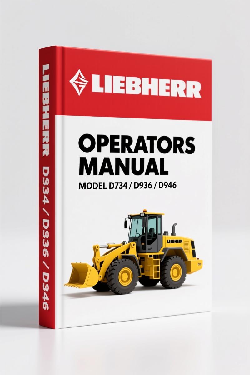 Liebherr D934, D936 2007 Operators Manual – Factory Specs