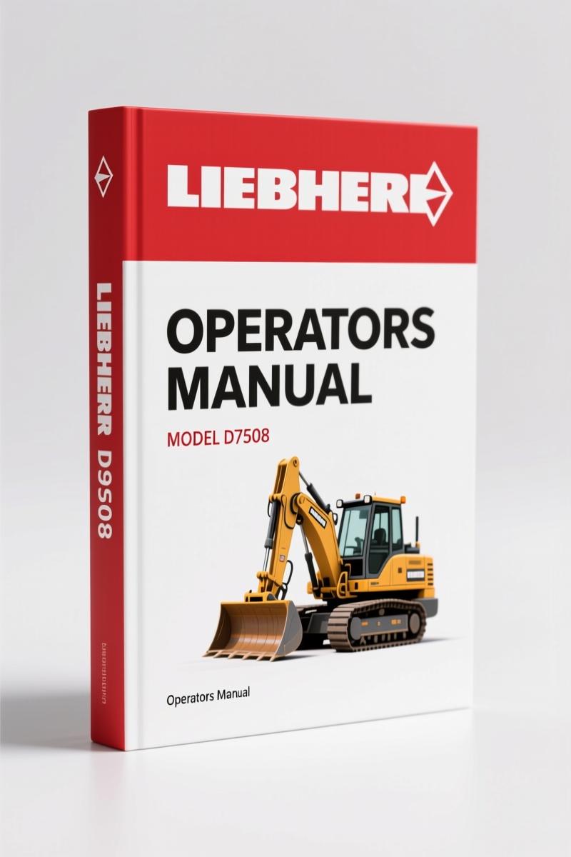 Liebherr D9508 Operators Manual – Factory Specs for Operation & Maintenance