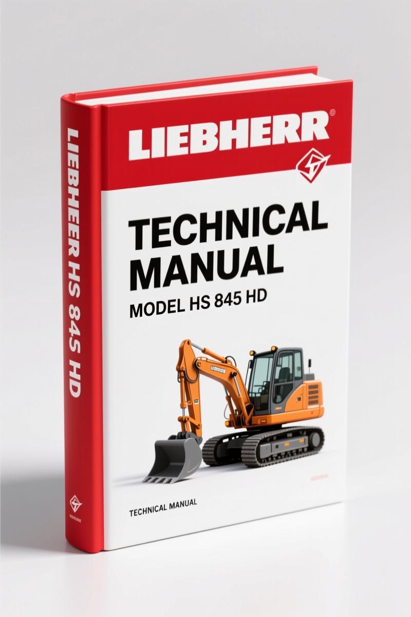 Liebherr HS 845 HD 2013 Technical Manual – Factory Specs & Litronic Data