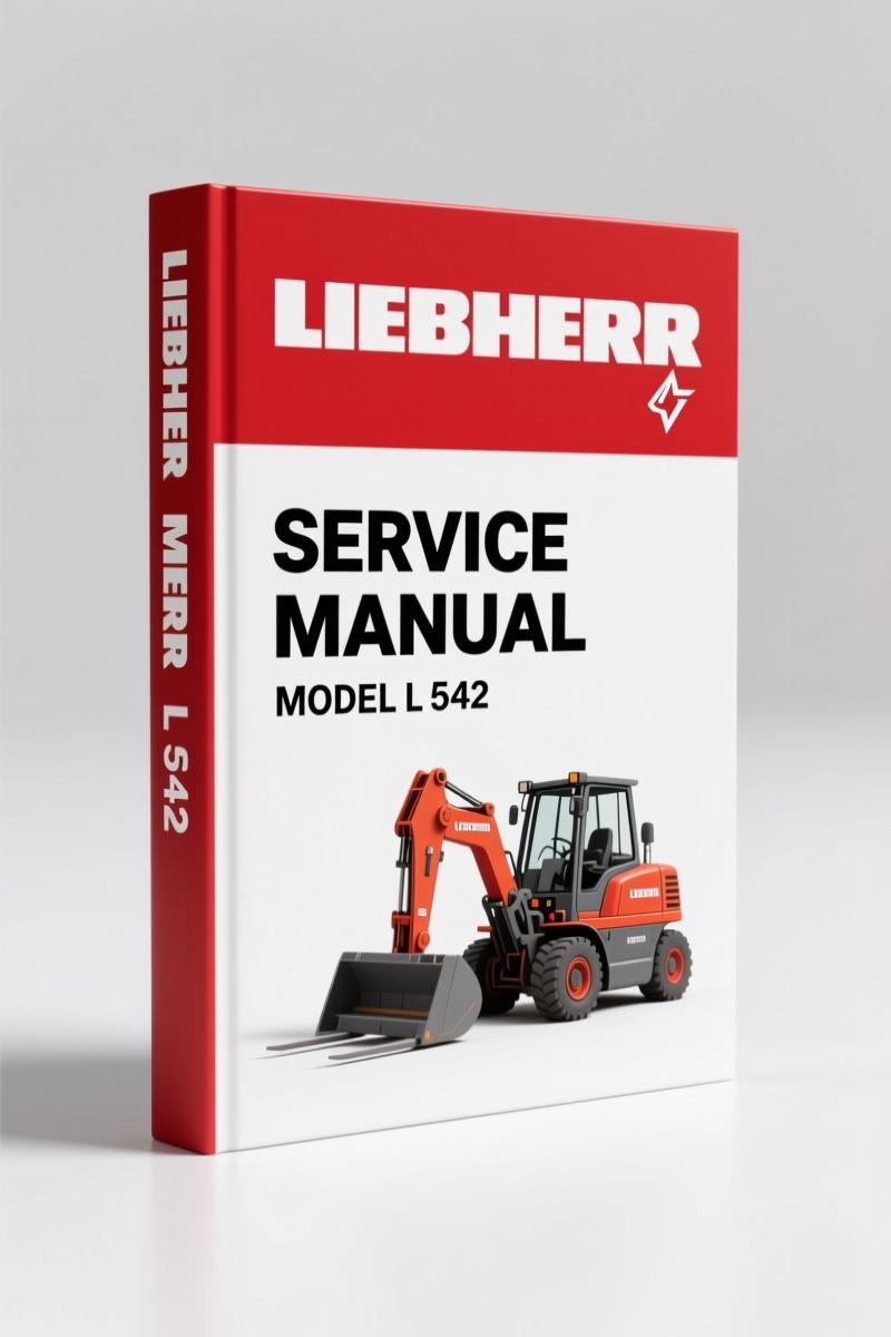 Liebherr L 542 2014 Service Manual – 722 Pages of Factory Specs