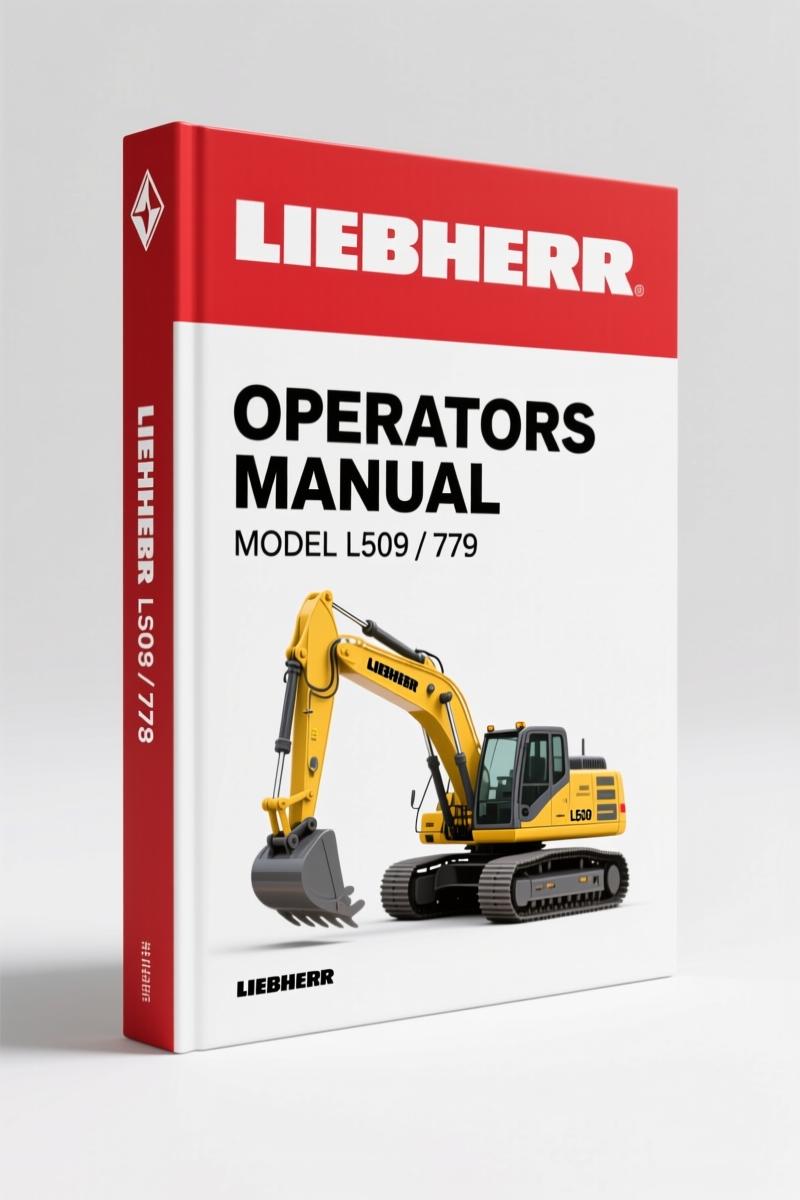 Liebherr L509, 779 Operators Manual – Factory Specs for Wheel Loader