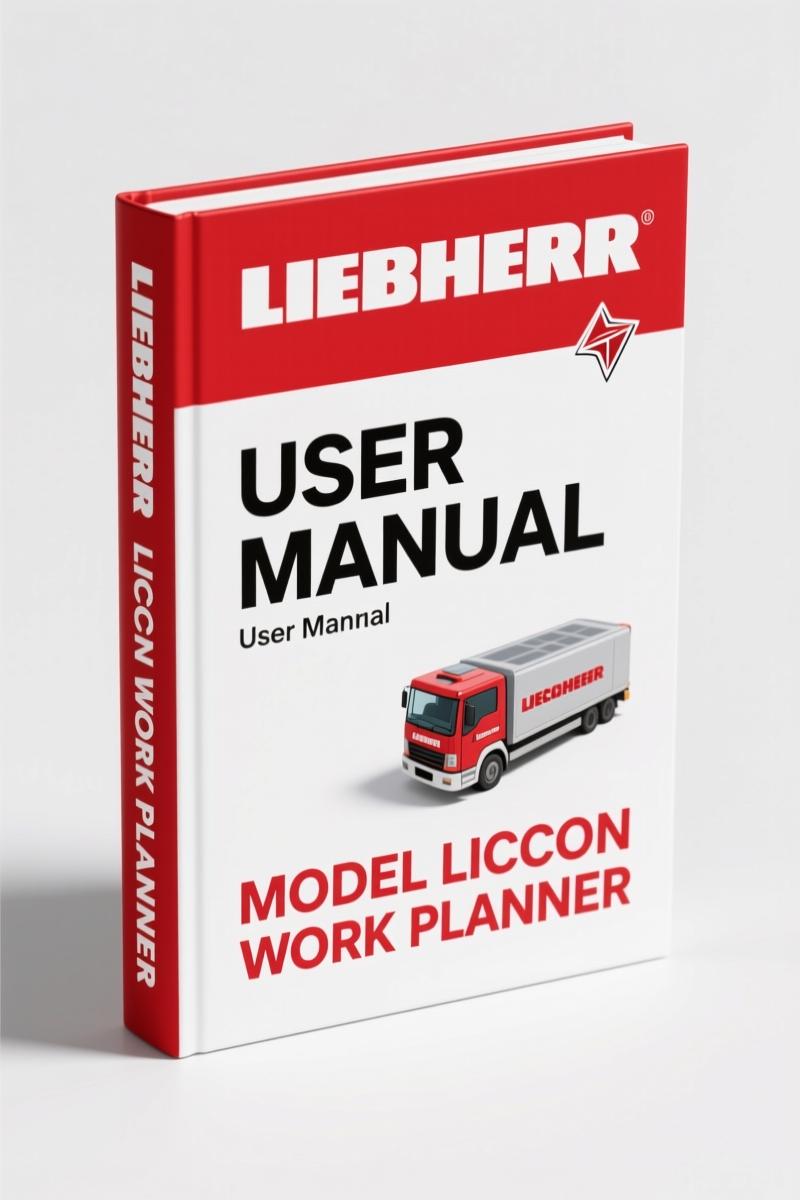 Liebherr LICCON Work Planner User Manual – 92 Pages OEM
