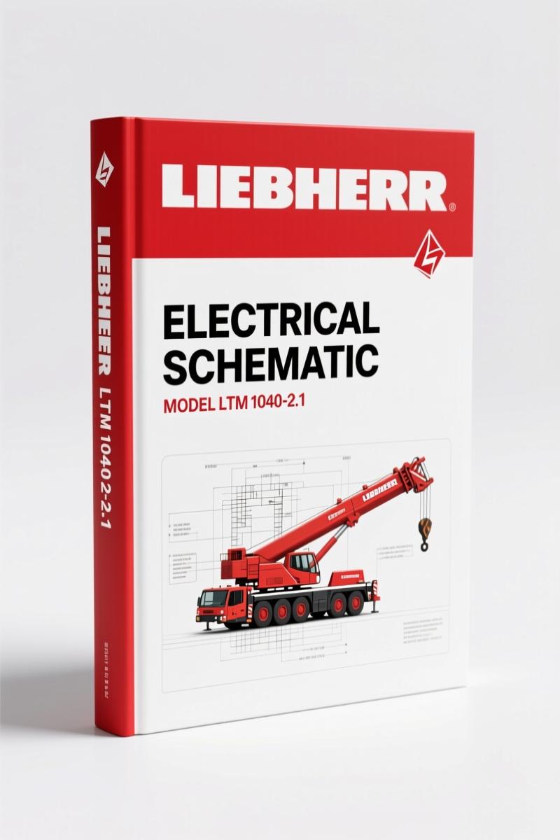 2006 Liebherr LTM 1040-2.1 electrical schematic 258-page OEM factory wiring diagram manual