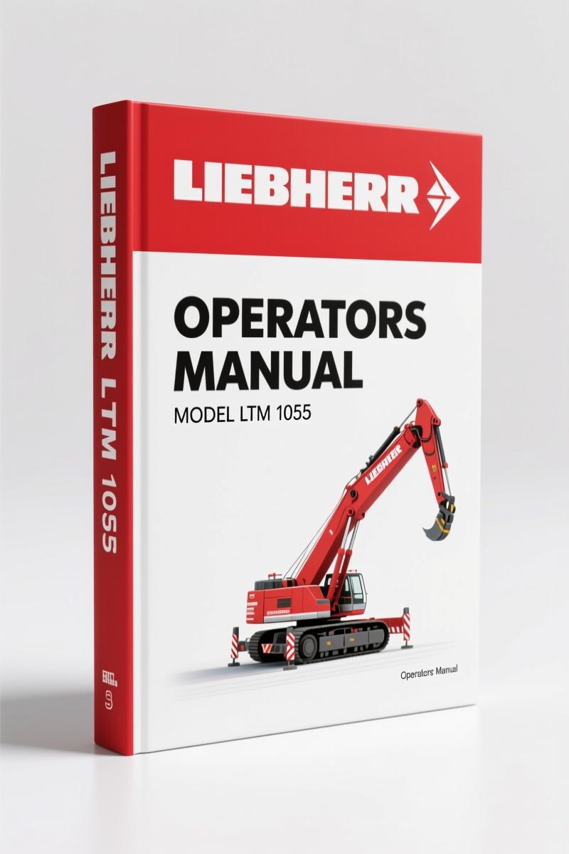 Liebherr LTM 1055 Operators Manual – 913 Pages, Factory Specs