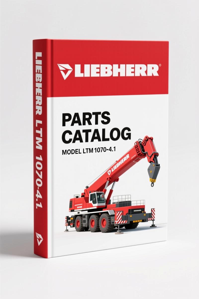 Liebherr LTM 1070-4.1 2010 Parts Catalog – 1046 Pages OEM Part Identification