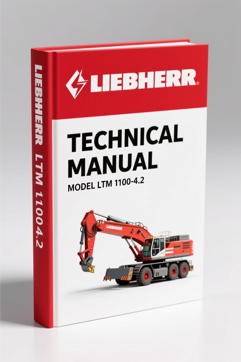 Liebherr LTM 1100-4.2 Technical Manual – 26 Pages Factory Specs