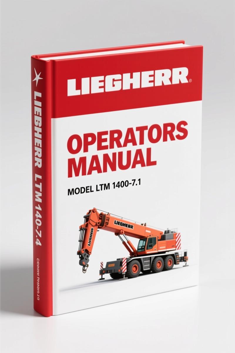 Liebherr LTM 1400-7.1 Operators Manual – 1475 Pages of Factory Specs