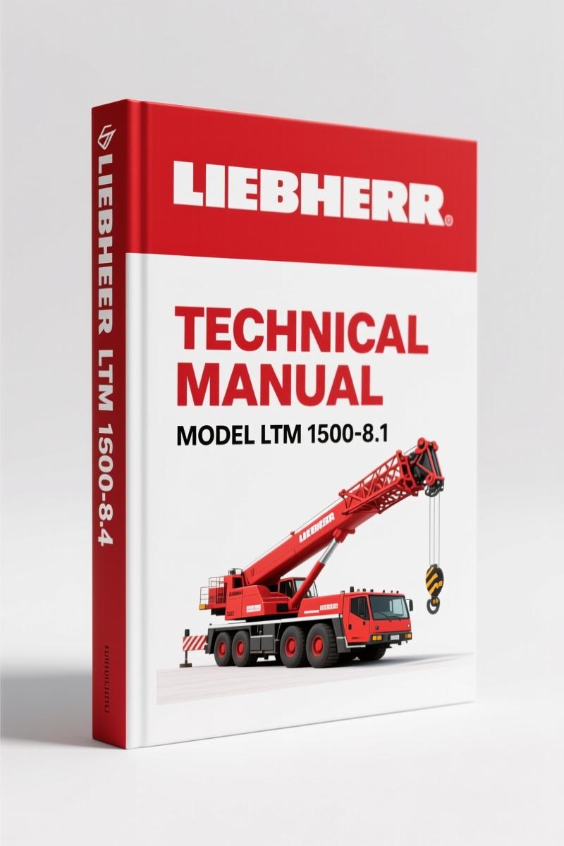 Liebherr LTM 1500-8.1 Operators Manual – 1402 Pages of Factory Specs