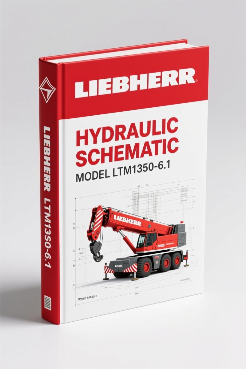 Liebherr LTM1350-6.1 2009 Hydraulic Schematic – OEM Factory Data