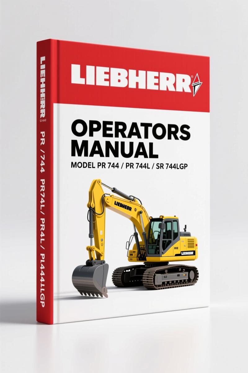 Liebherr PR 744, PR 744L, PR 744LGP 2014 Operators Manual