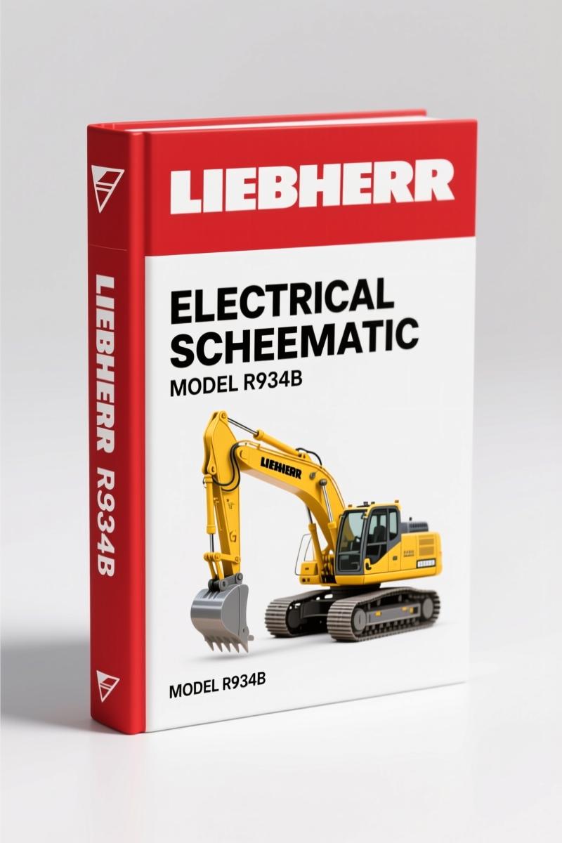 Liebherr R934B 2004 Electrical Schematic – 33 Pages Factory Wiring